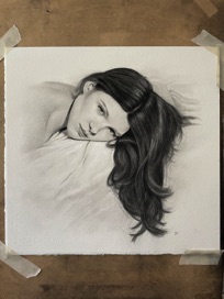 Drawing in Charcoal